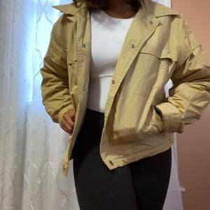 Vintage Tan Puffer Jacket